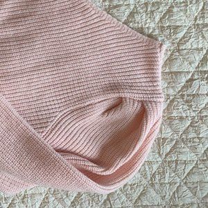 Pink Off the shoulder sweater